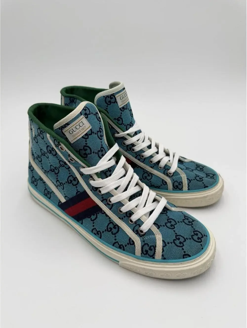 Size 10 - Gucci Tennis 1977 High Denim